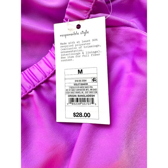 NWT A New Day Womens 2-Piece Set Pink Halter Smocked Top & Maxi Skirt M - Picture 9 of 9